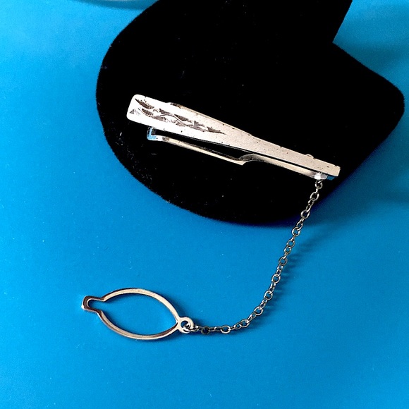 🖤Vtg Sterling silver tie clip - Picture 1 of 11
